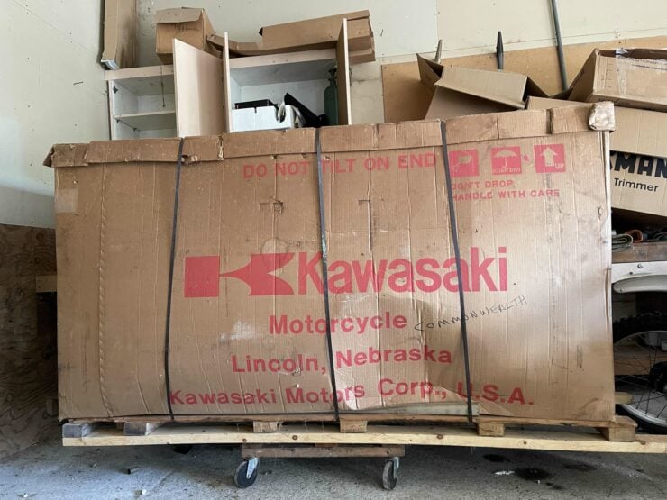 Kawasaki KZ400 Ad In Crate 3