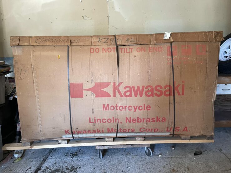 Kawasaki KZ400 Ad In Crate 7