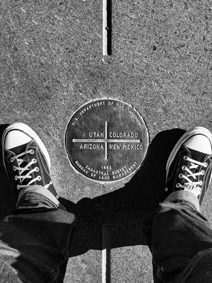 10. Four Corners Monument, Arizona, Utah, Colorado, New Mexico