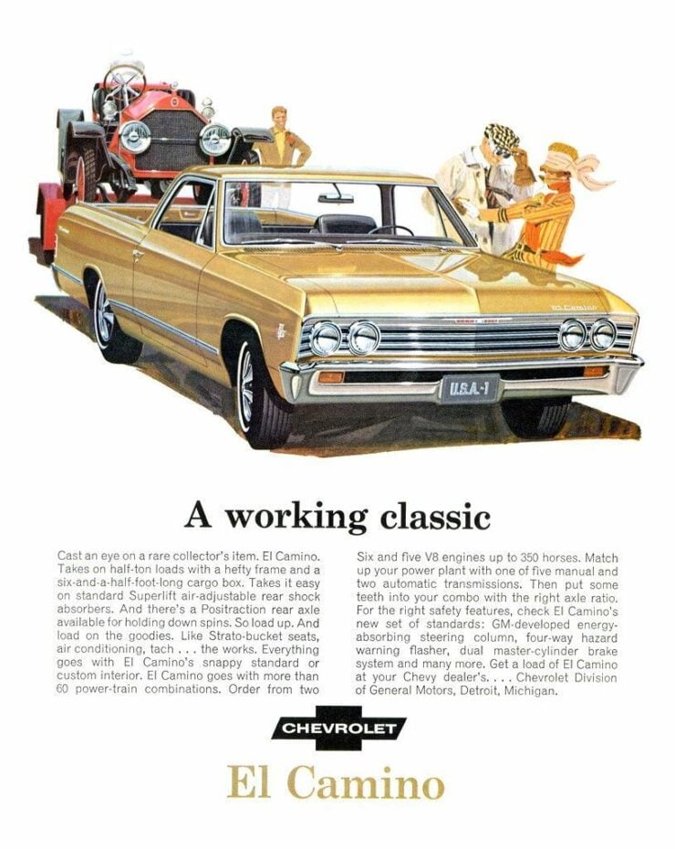 Chevrolet El Camino Vintage Ad