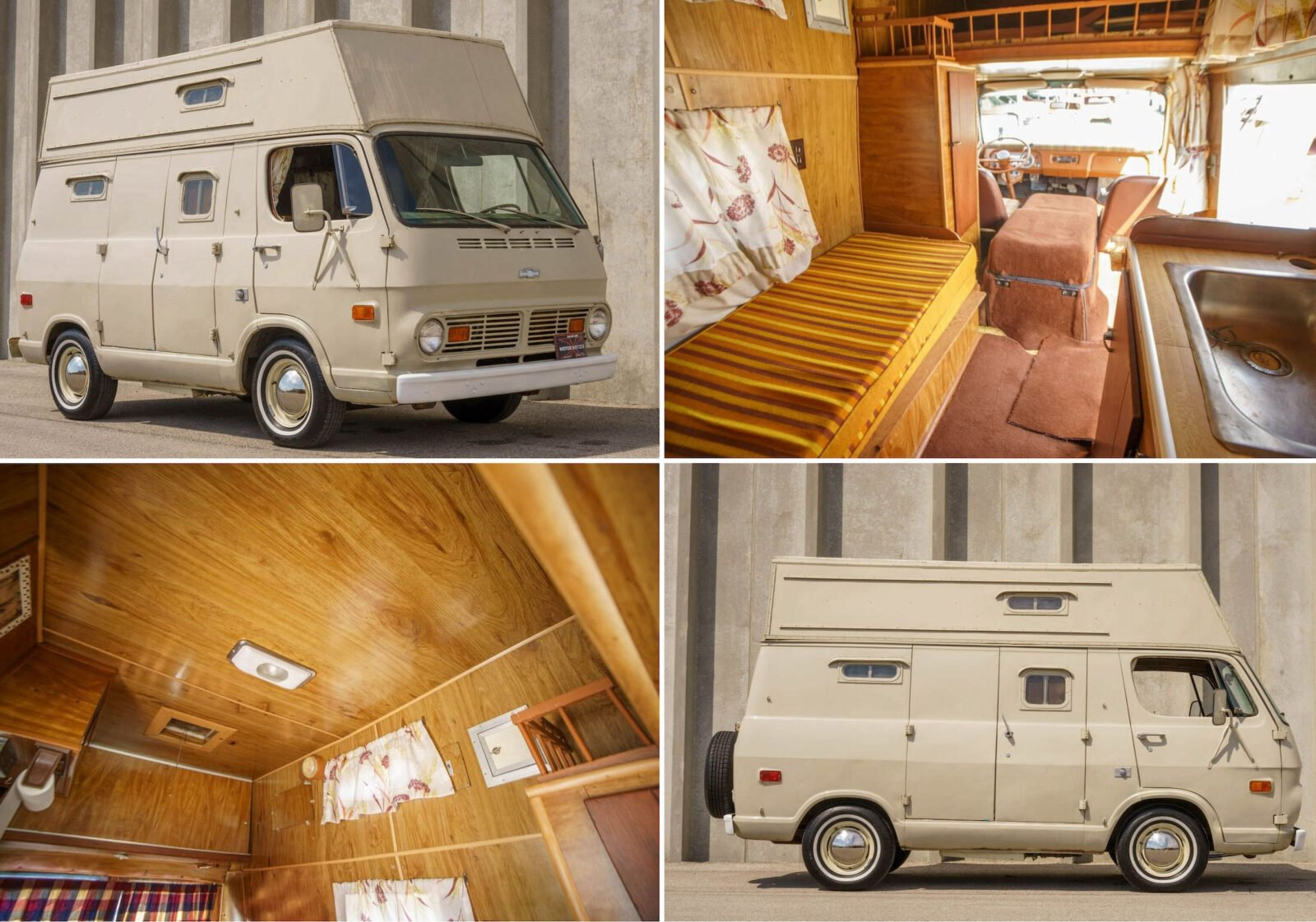 Hippie Era 1960s Vanlife: An Original Chevrolet Van Camper, 56% OFF