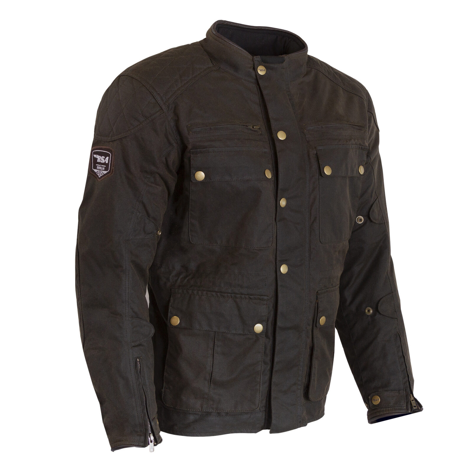 The Empire Waxed Cotton Jacket By BSA x Merlin Apparel