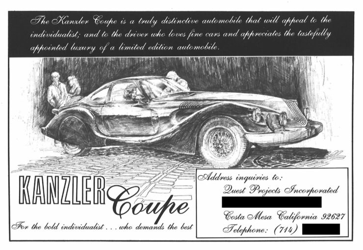 Kanzler Coupe Classified Ad