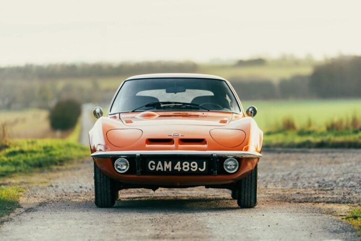 Opel GT Car Front View