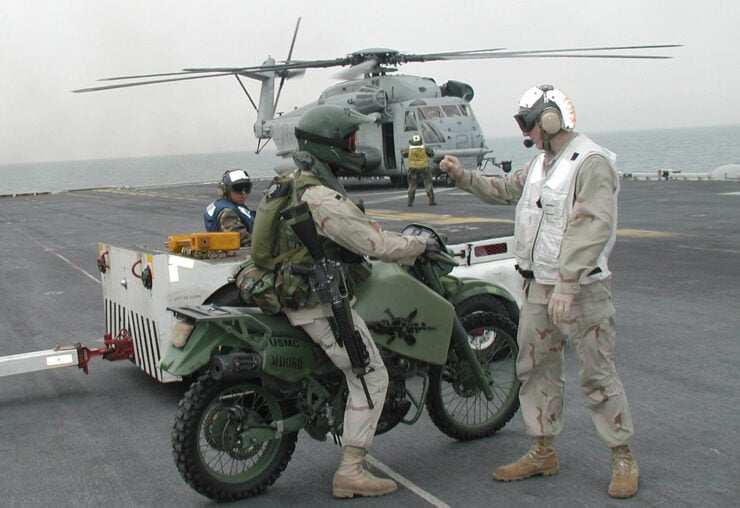 A Rare Kawasaki KLR650 Diesel-Powered Motorcycle For The Special Forces