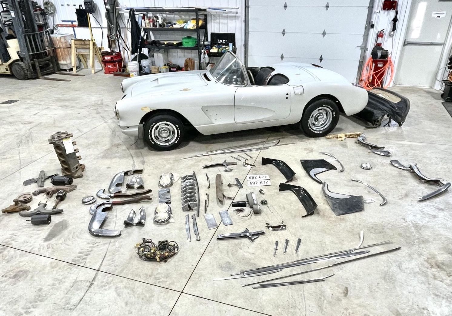 40 Years In Storage A 1958 Chevrolet Corvette Project Car