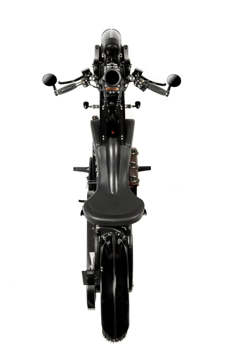 Curtiss Motorcycle Company The 1 Electric Motorcycle Top View
