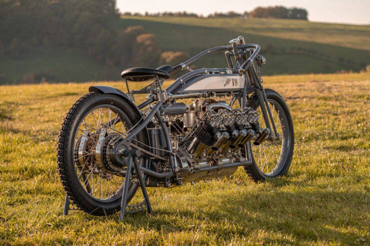 Pavel Malanik custom V8 JAP motorcycle