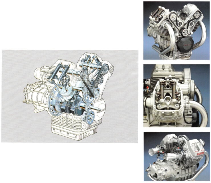 Moto Guzzi Daytona 1000 Engine Cutaway