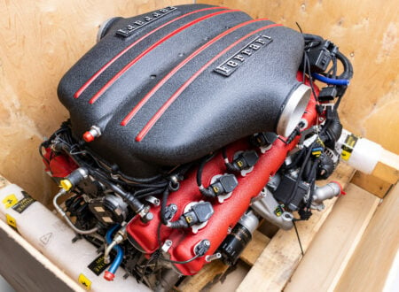 NOS Ferrari FXX Engine In Factory Crate