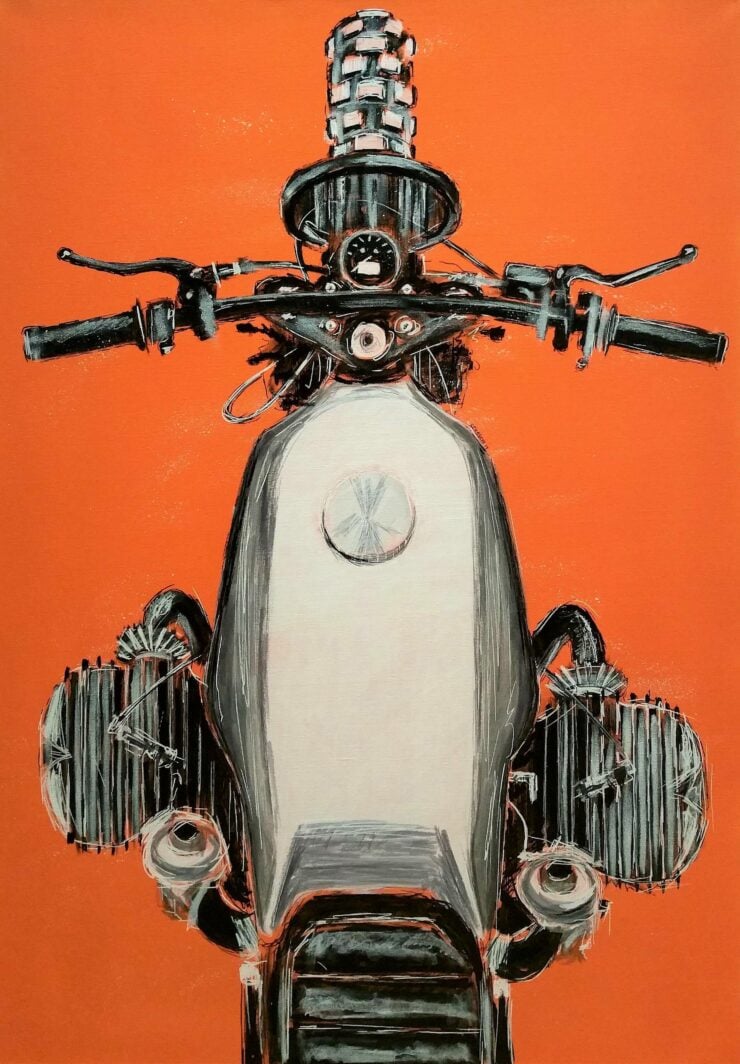 Schascia Morosi BMW Motorcycle Art