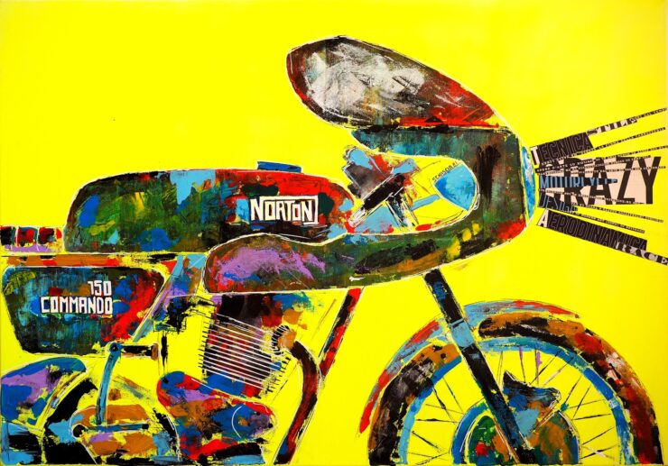 Schascia Morosi Norton Motorcycle Art