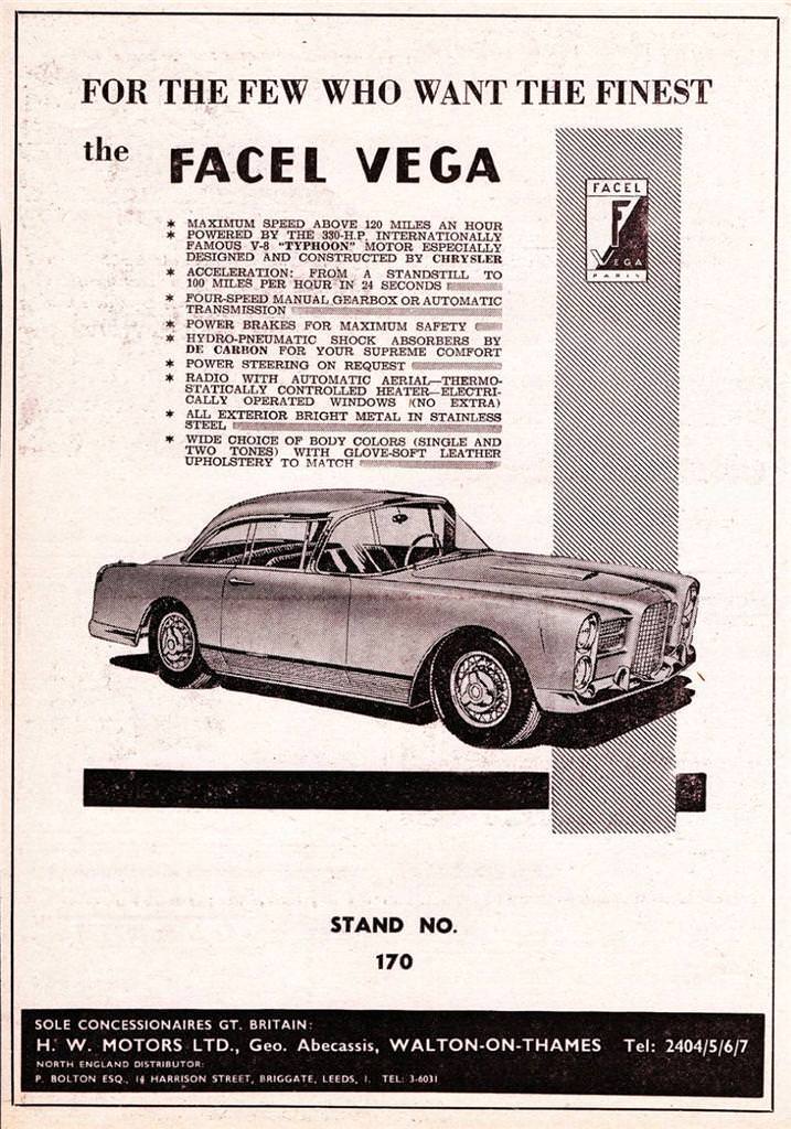 Facel Vega Vintage Ad