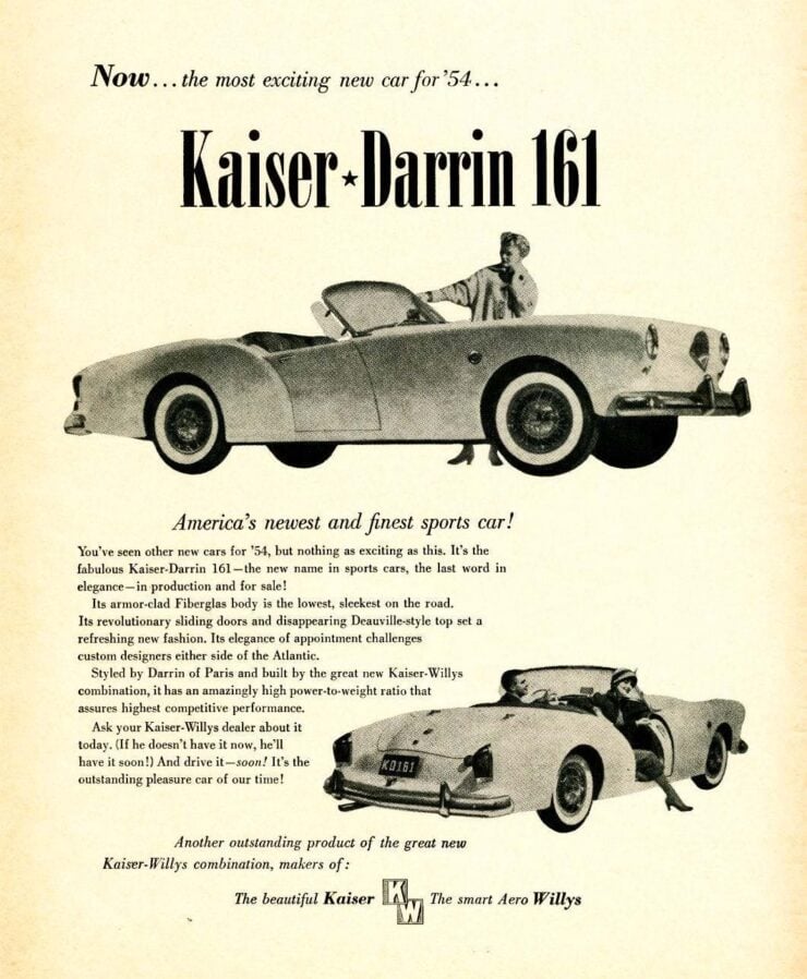 Kaiser Darrin Vintage Ad