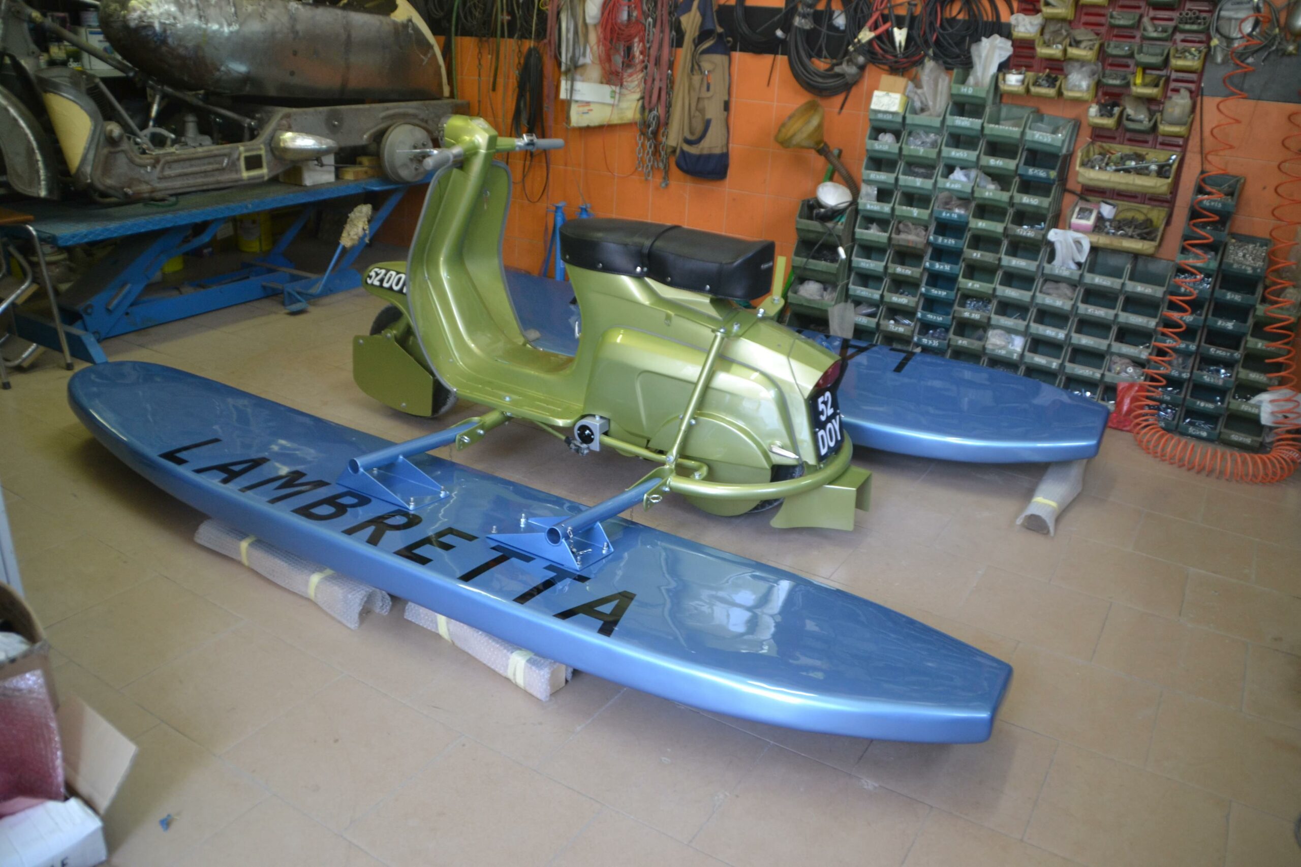 The Only Lambretta Amphi-Scooter In The World Is For Sale