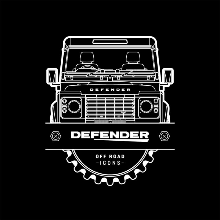 Land Rover Defender Badge