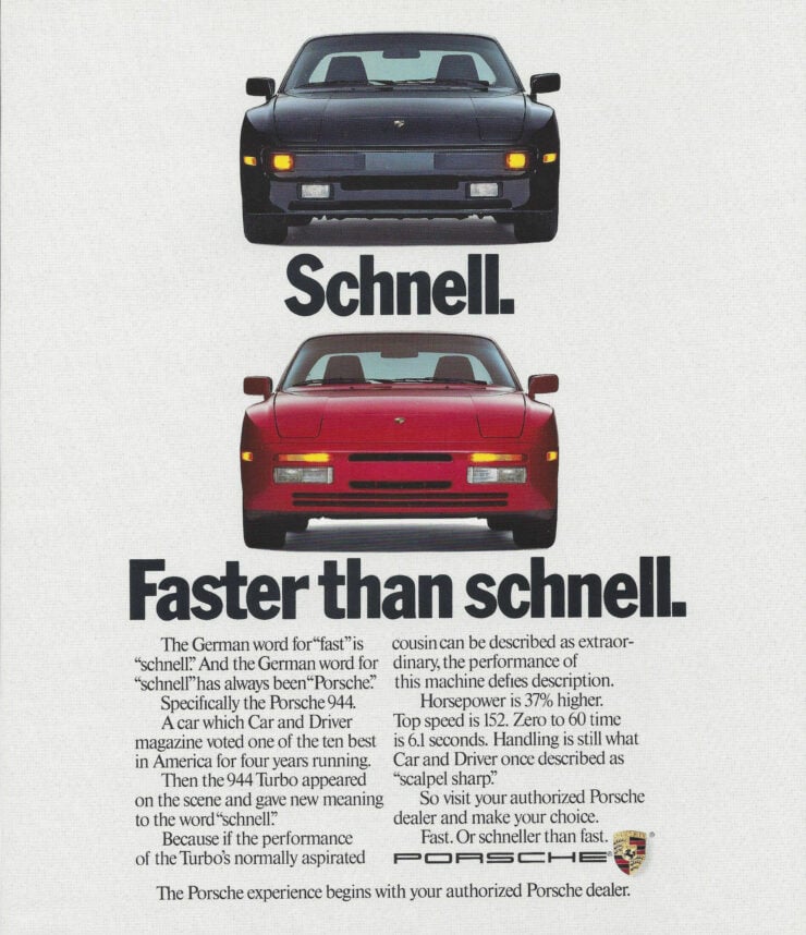 Porsche Vintage Ad
