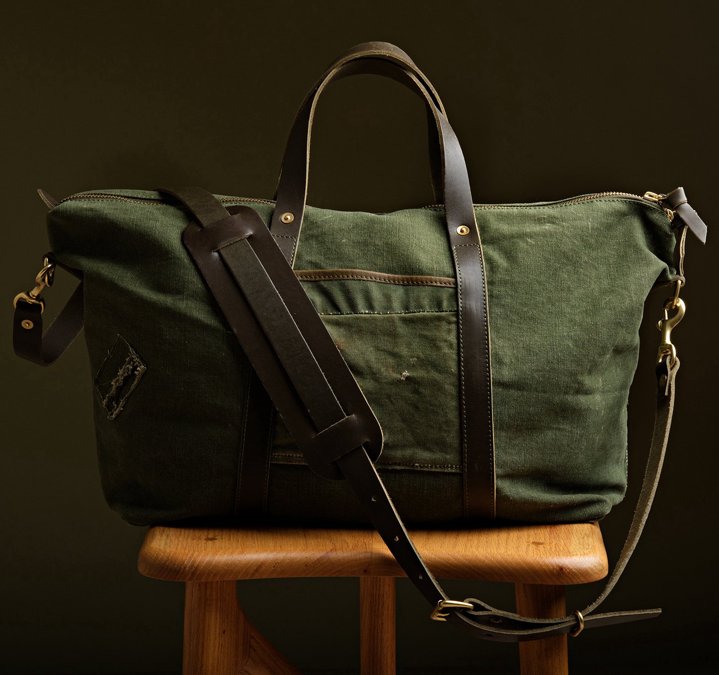 The Military' - Men's Canvas Duffel Backpack — More than a backpack