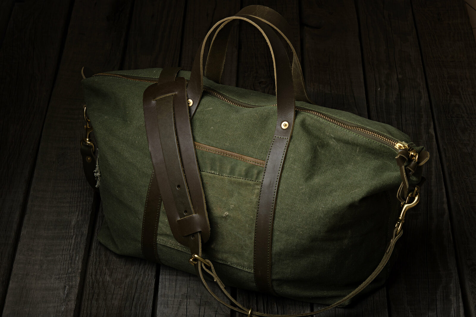 The WP Standard Repurposed Military Travel Bag Made From Salvaged