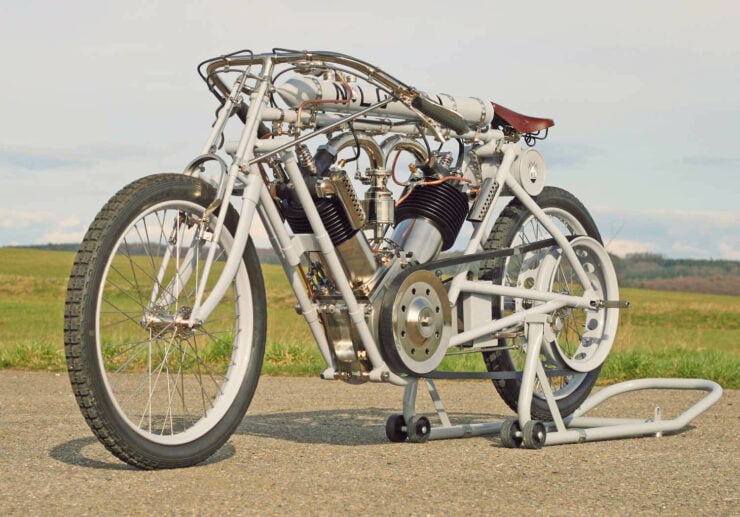 Pavel Malanik North London Garage NLG speed record motorcycle JAP engine recreated
