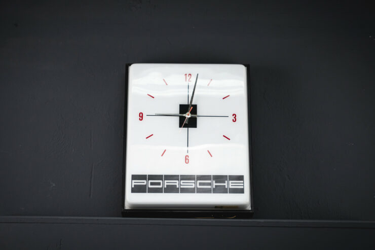 Vintage Porsche Illuminated Wall Clock 5