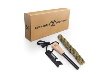 Bushcraft Survival Ferro Rod Fire Starter Kit