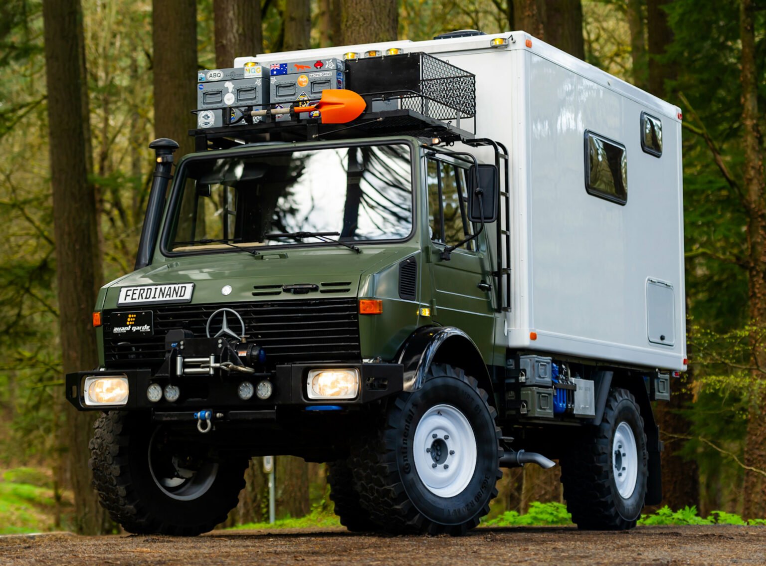 A Fully-Equipped Mercedes-Benz Unimog Expedition Camper