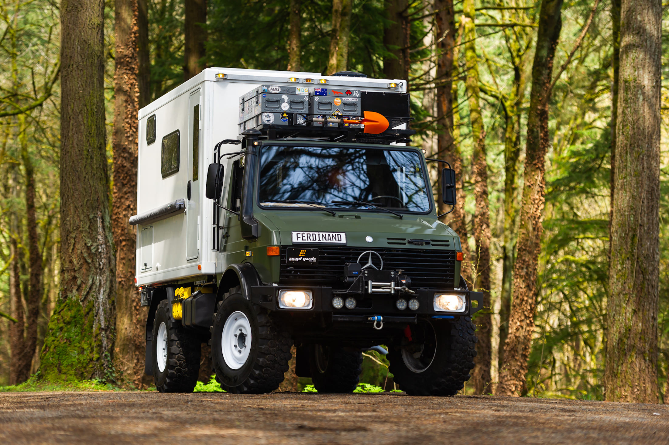A Fully-Equipped Mercedes-Benz Unimog Expedition Camper