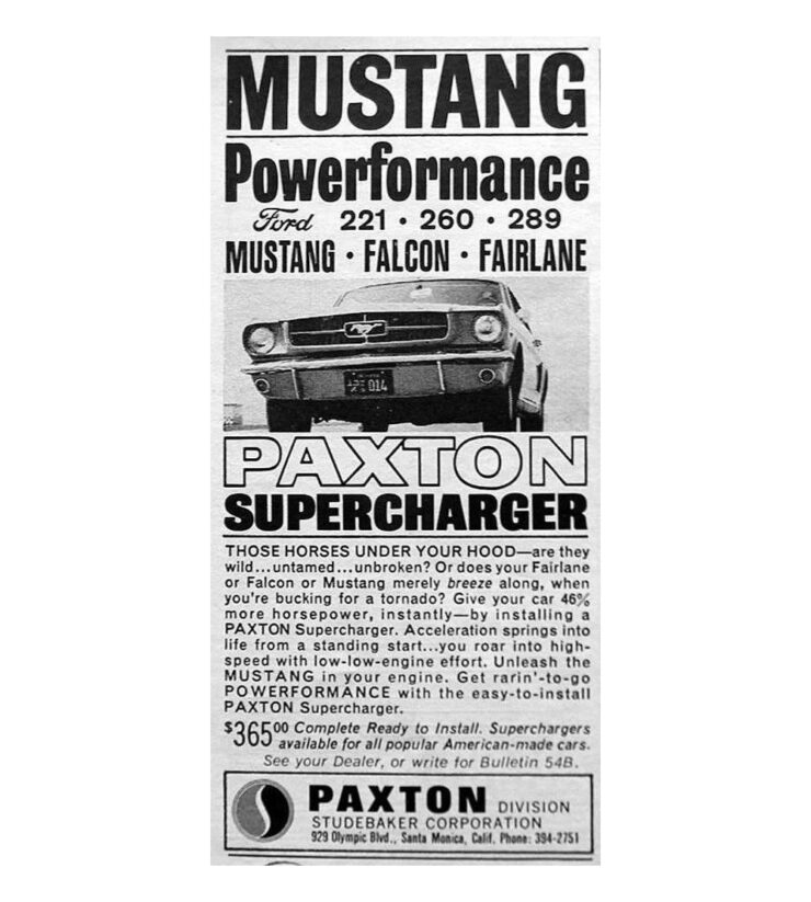 Paxton Supercharger Kit For Mustang
