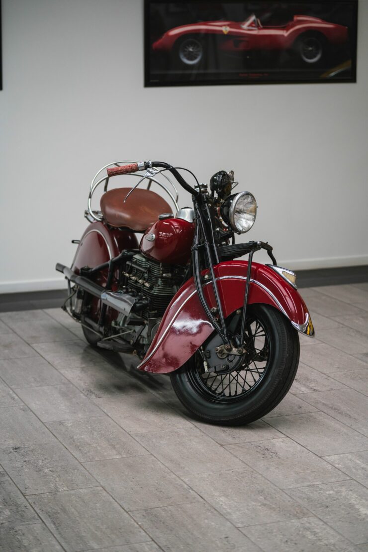 Steve McQueen 1940 Indian Four 14