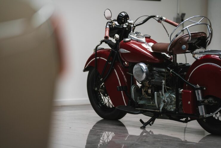 Steve McQueen 1940 Indian Four 16