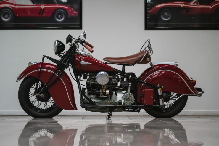 Steve McQueen 1940 Indian Four 22