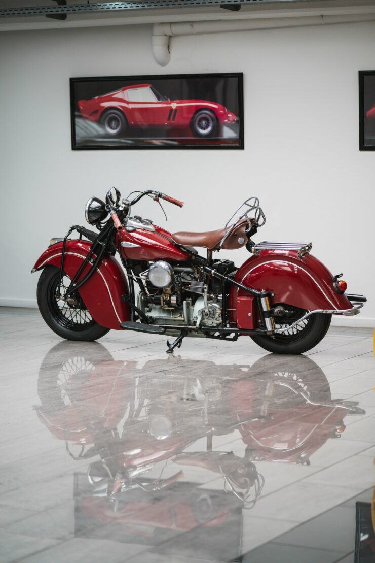 Steve McQueen 1940 Indian Four 7