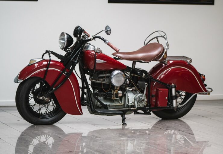 Steve McQueen 1940 Indian Four 8