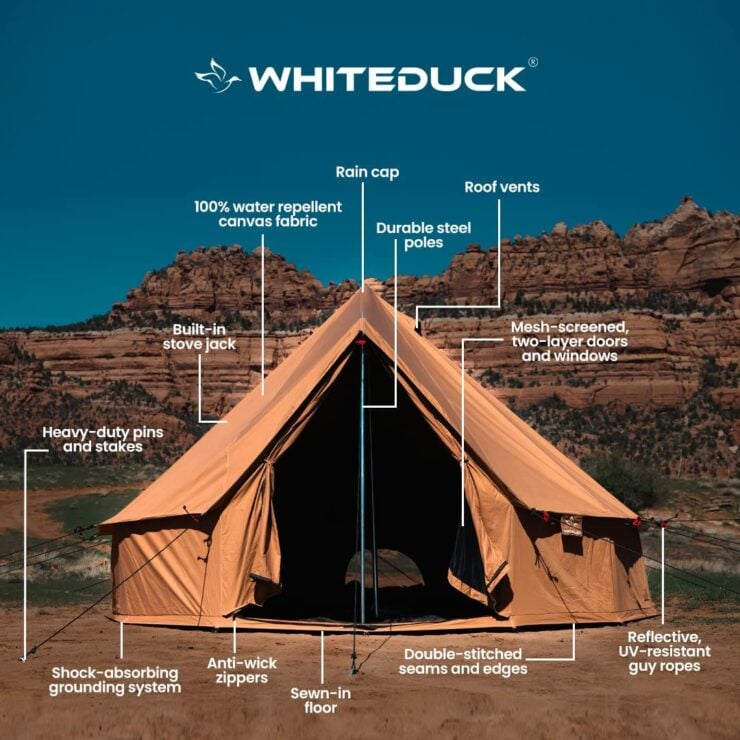White Duck Regatta Canvas Bell Tent 5