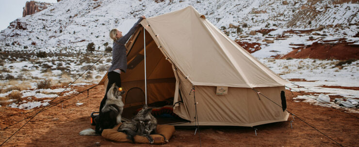 White Duck Regatta Canvas Bell Tent 7