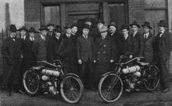 Cleveland Motorcycle Staff 1917