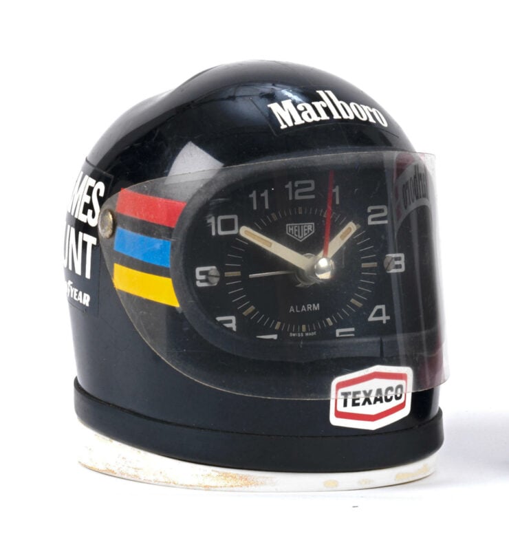 James Hunt Heuer Helmet Alarm Clock