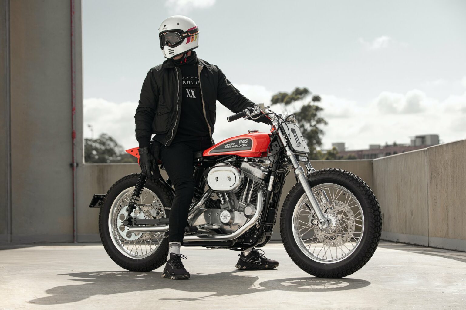 A Custom Harley-Davidson XR883 By Gasoline Motor Co.