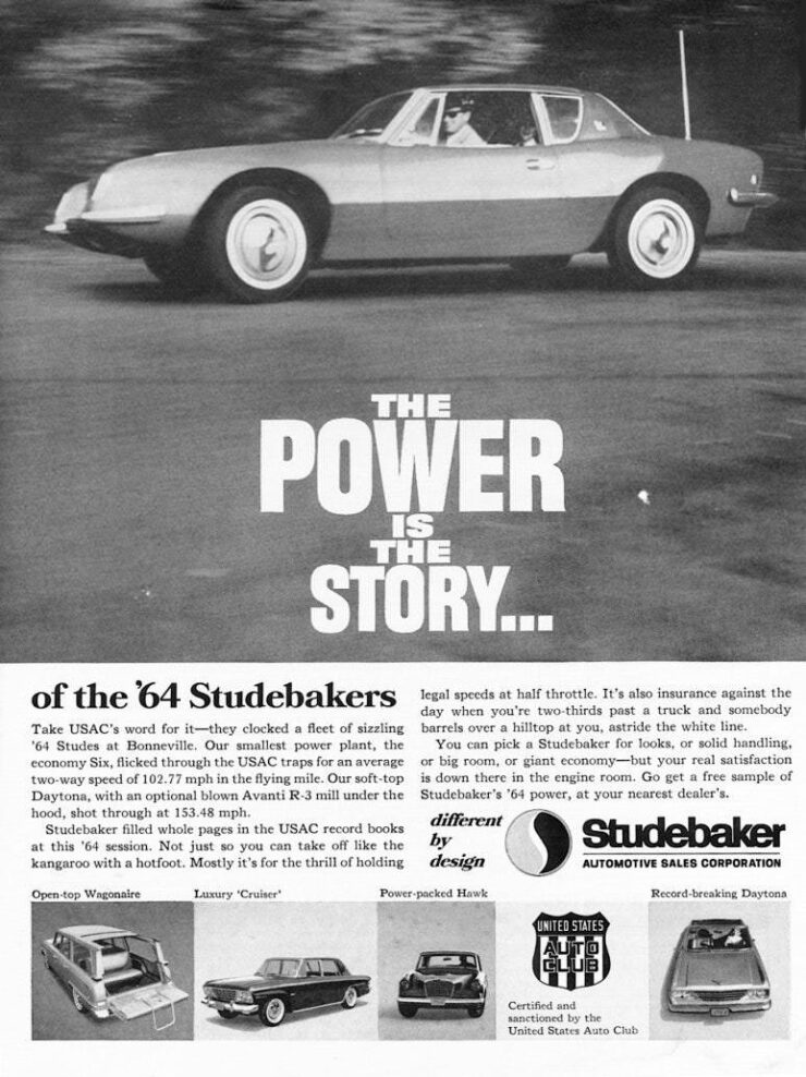 Studebaker Avanti Vintage Ad 1