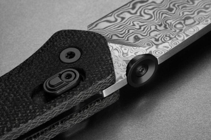 The Damascus Steel Carter Pocket Knife From The James Brand 1