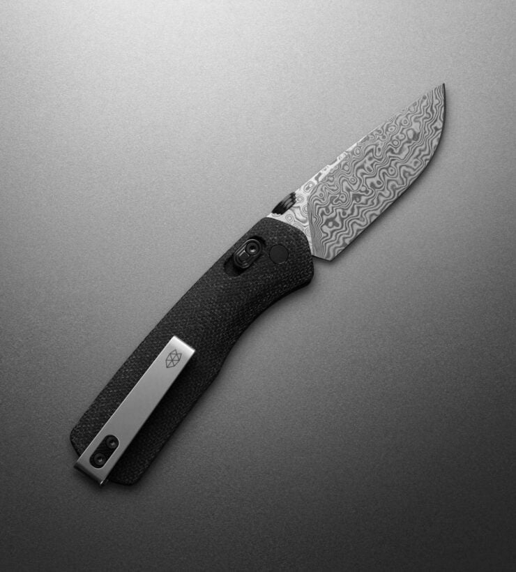 The Damascus Steel Carter Pocket Knife From The James Brand 2
