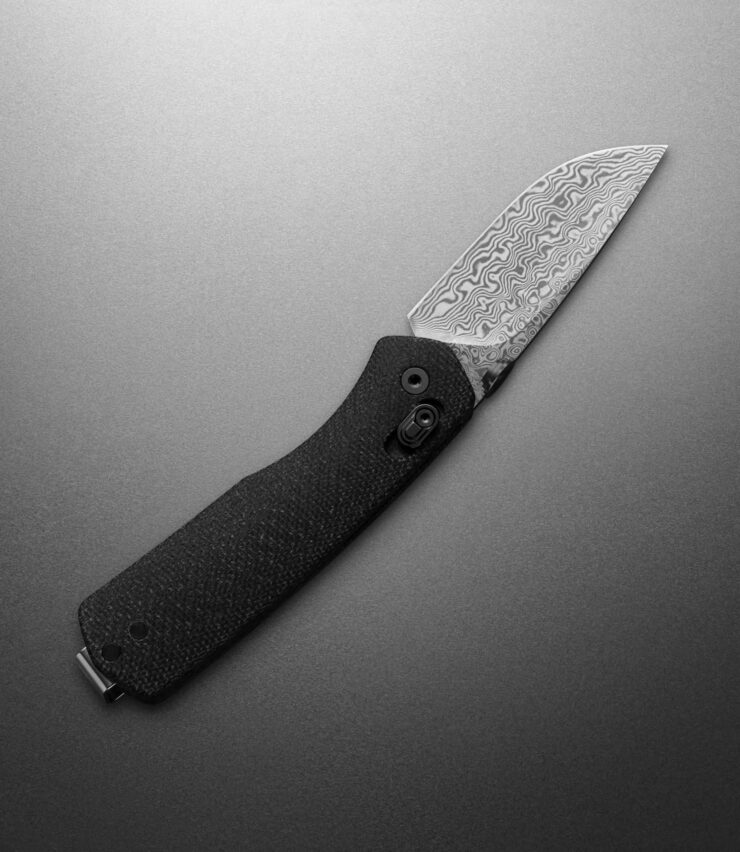 The Damascus Steel Carter Pocket Knife From The James Brand 3