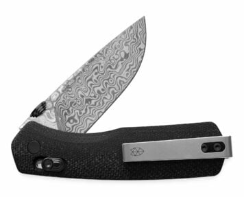 The Damascus Steel Carter Pocket Knife From The James Brand