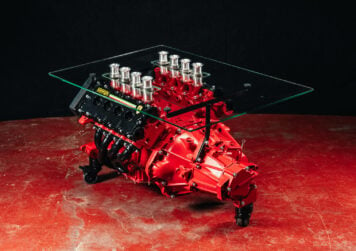 Ferrari F105 V8 Engine Coffee Table 6
