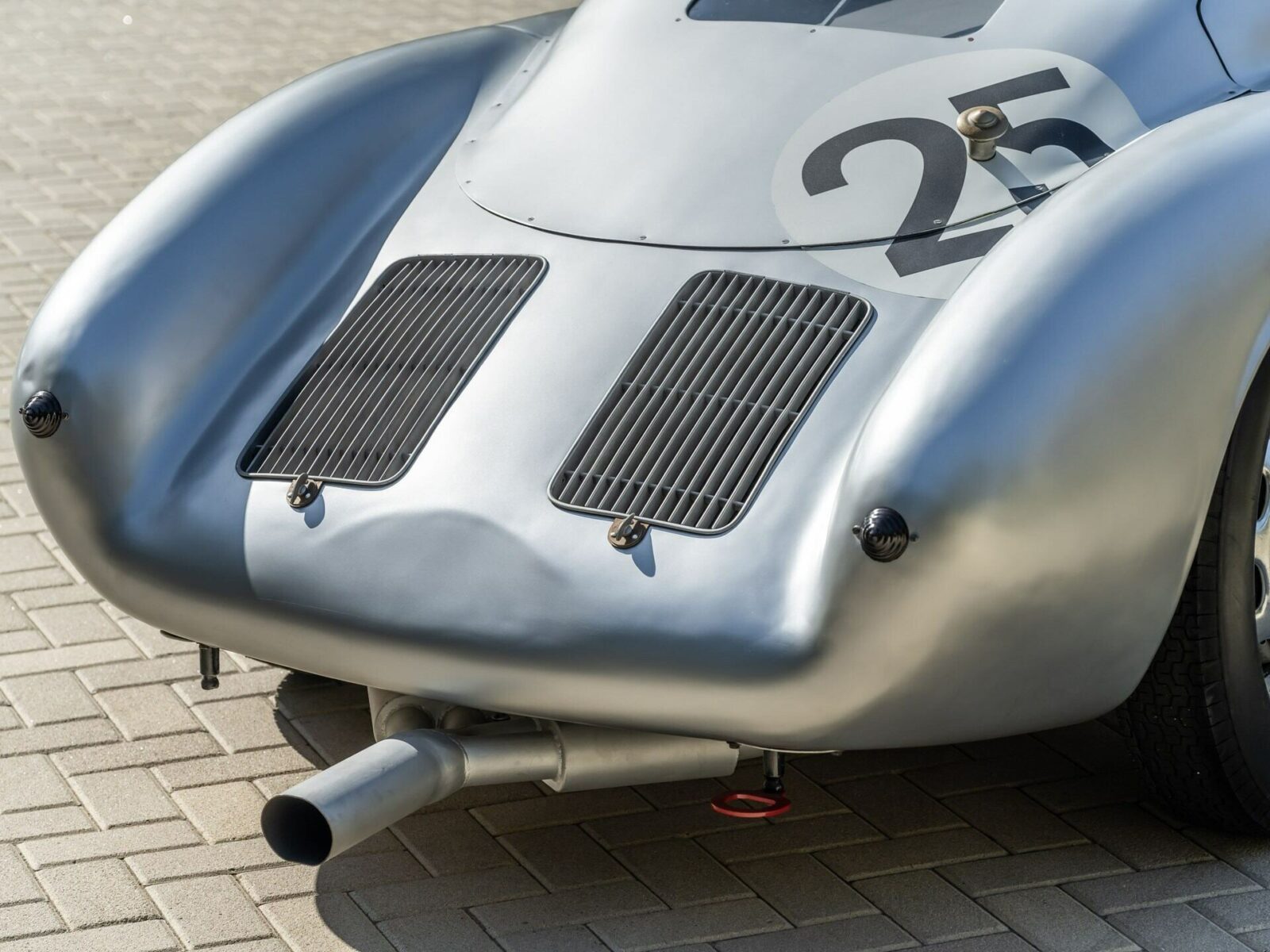 The Porsche 550A class winning car of the 1956 Le Mans motor race.