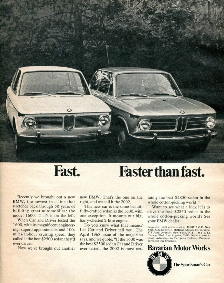 BMW 2002 Vintage Ad