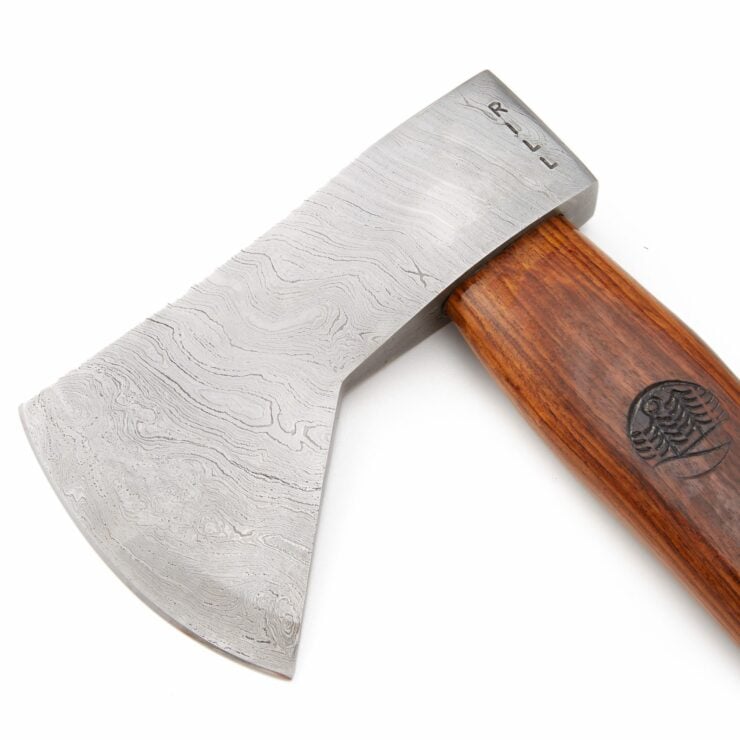 Damascus Backwoods Camp Axe By Rill Simple Tools 6