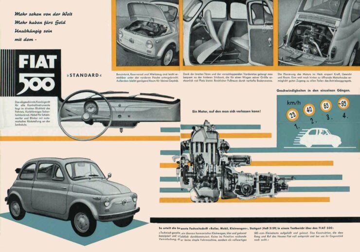 Fiat 500 Brochure