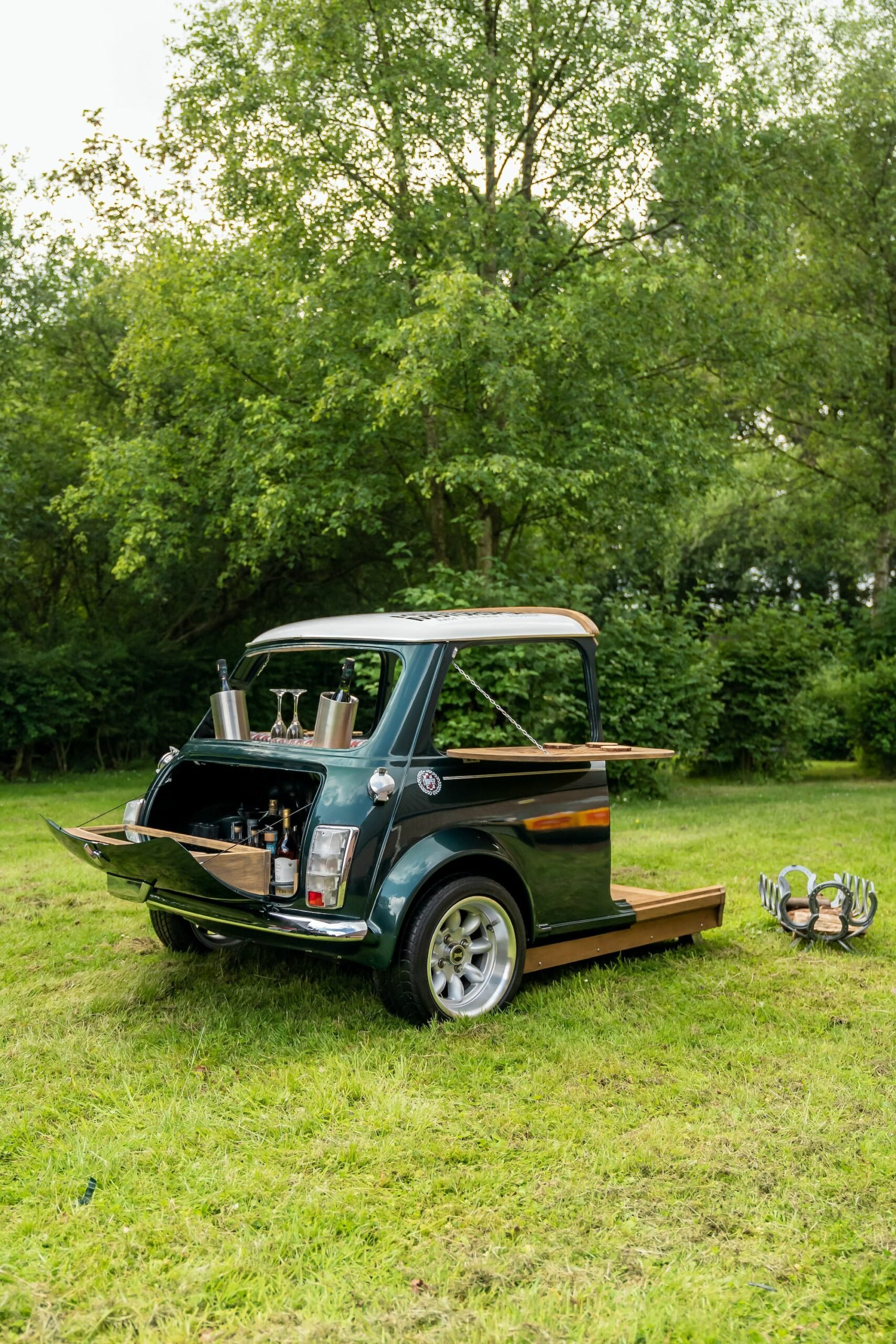 A MiniBar Made From A Real Mini Cooper